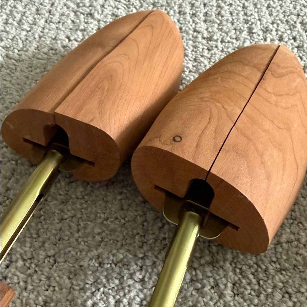 2 Pairs Men’s  Wooden Shoe Tree - Picture 7 of 9